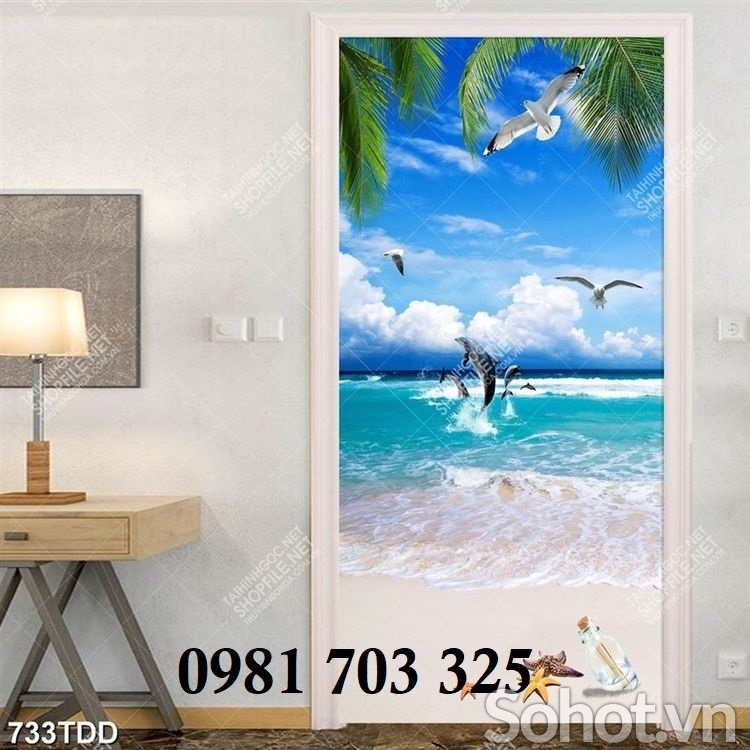 Gạch cảnh biển 3D trang trí đẹp