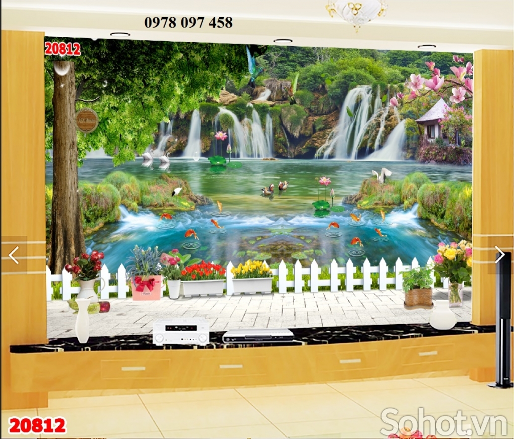 Tranh gạch 3D- tranh phong cảnh