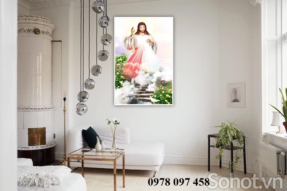 Tranh gạch men 3D - tranh công giáo