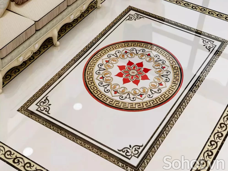 Gạch thảm lát sảnh hiên nhà - DC8