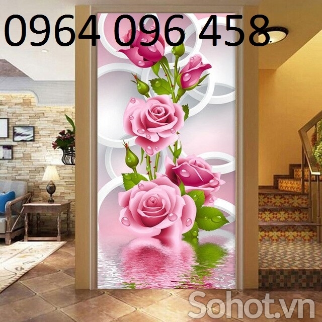 Tranh gạch 3d ốp tường cầu thang - XCV5