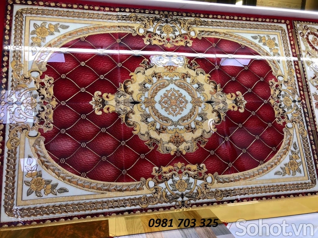 Chiếu nghỉ phòng khách- gạch thảm lát sàn