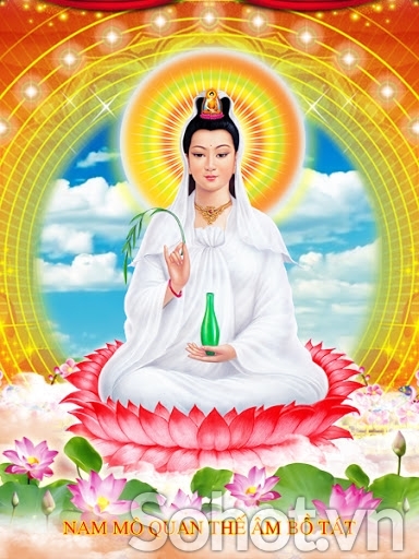 Tranh gạch 3d phật quan âm - XVC73