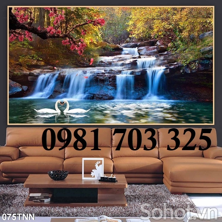 Tranh gạch 3d trang trí phong cảnh