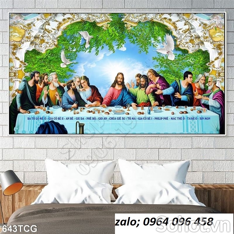 Tranh gạch 3d thiên chúa - CNNN05