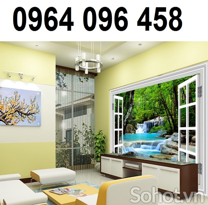 Tranh hoa cỏ thiên nhiên tranh gạch 3d - 933SN