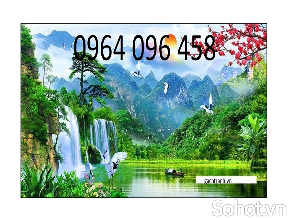 Tranh gạch men 3d phong cảnh ốp tường - XMNC4