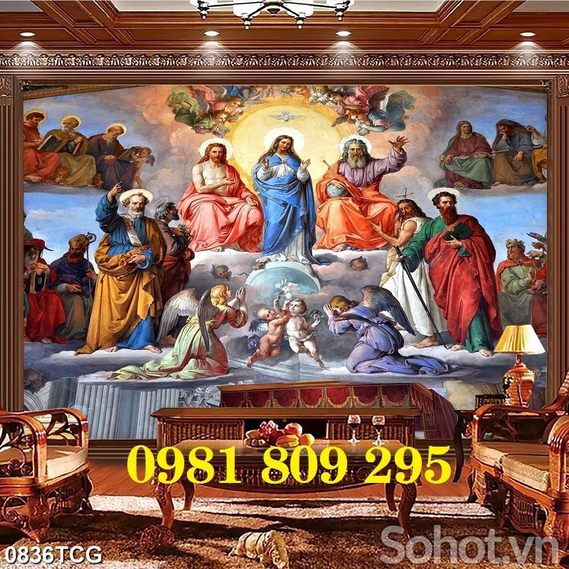 GẠCH TRANH 3D CÔNG GIÁO