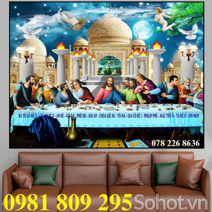 Tranh công giáo - gạch tranh 3d