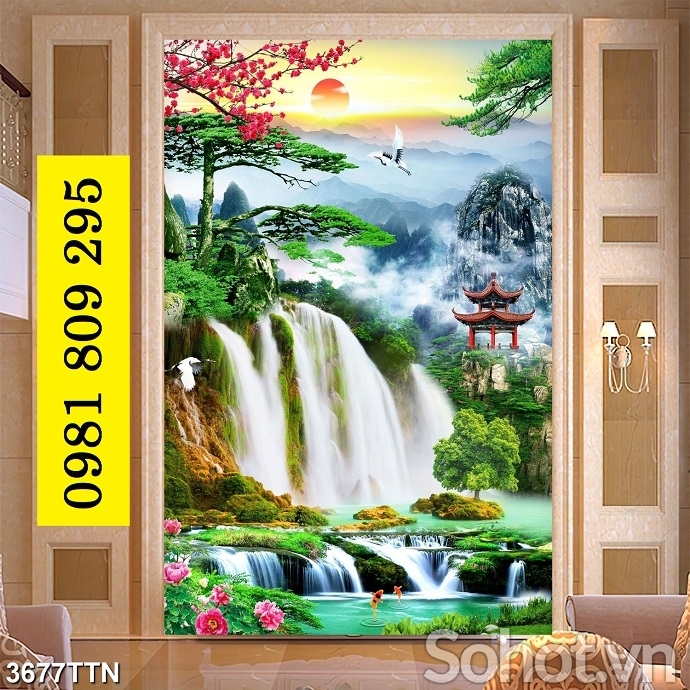 Tranh gạch thiên nhiên đẹp