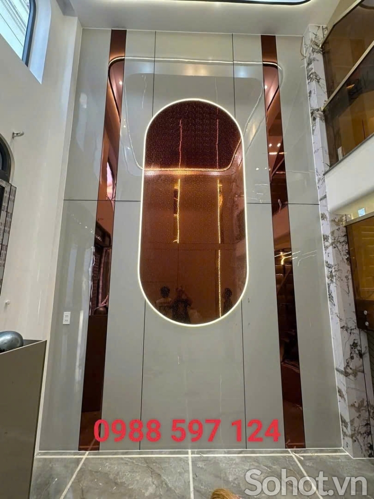 Tấm ốp than tre phòng khách HP234