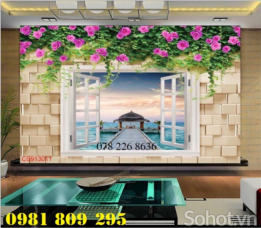 Tranh gạch - tranh phong cảnh trang trí