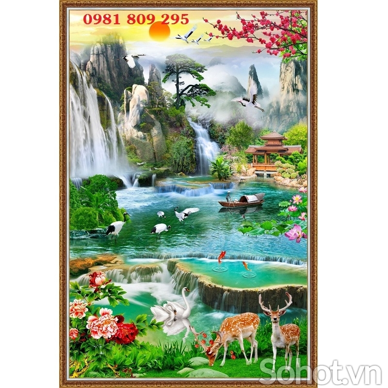 Gạch tranh , gạch ốp tường trang trí tường