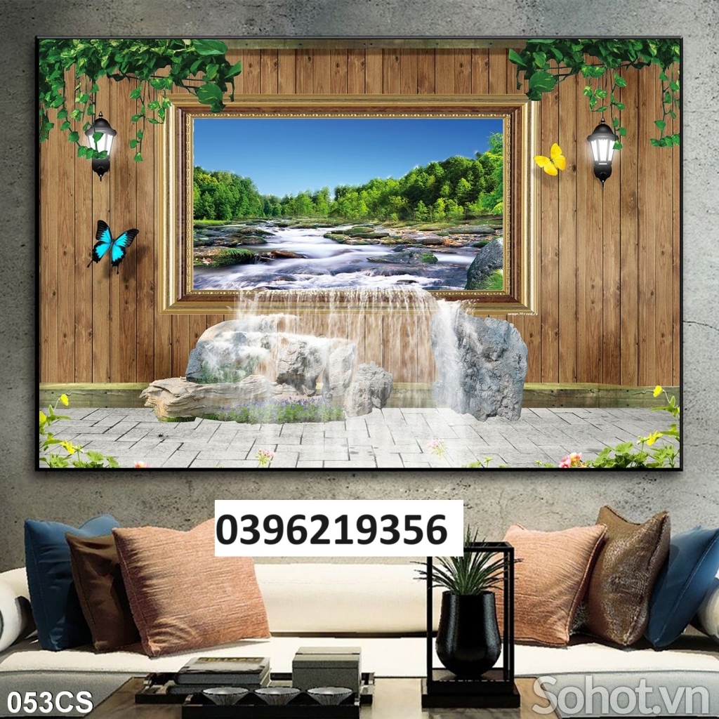 Tranh gạch cửa sổ 3D đẹp