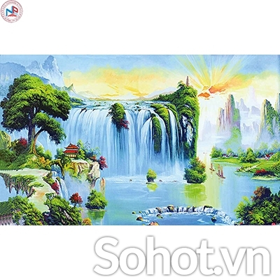 Tranh 3D trên nền gạch men