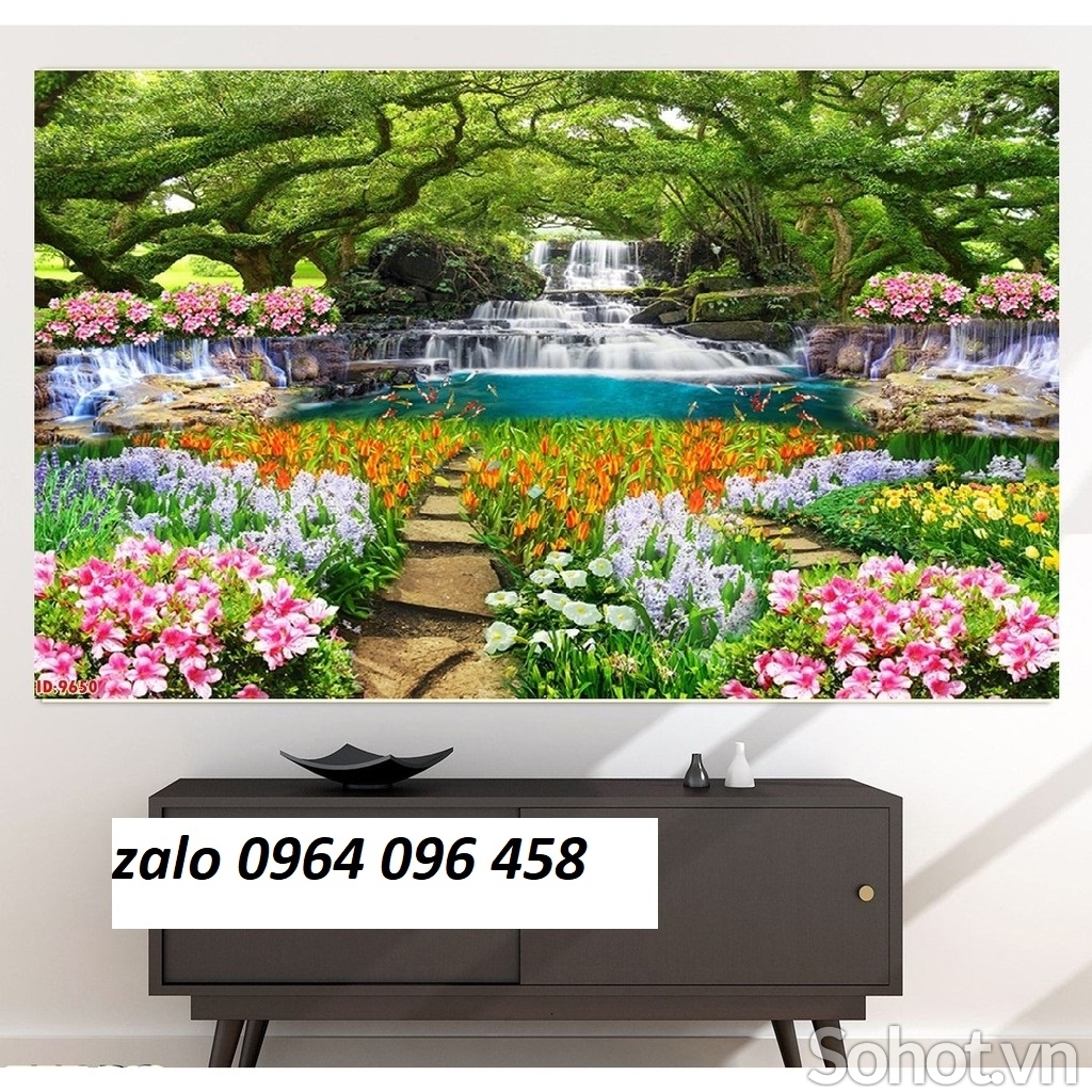Tranh gạch men 3d phong cảnh thiên nhiên - SXB43