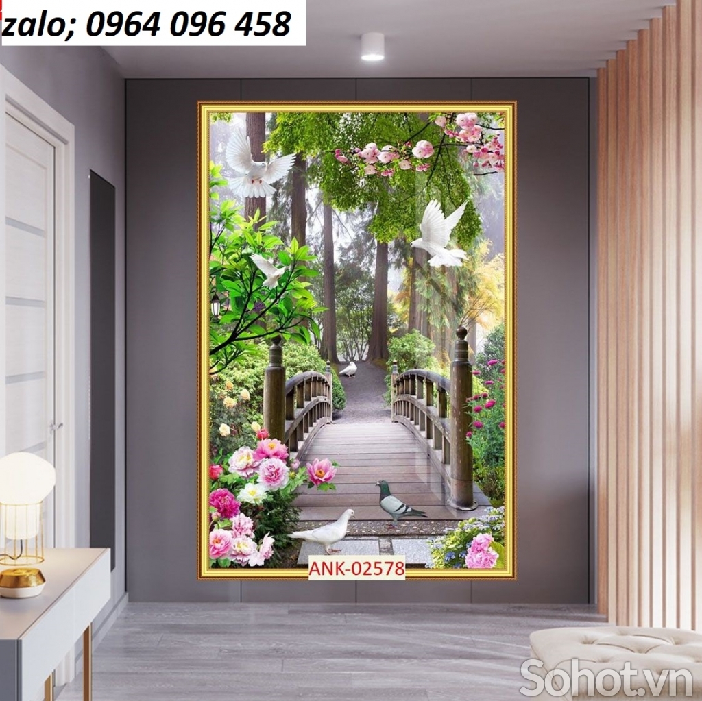 Gạch tranh 3d trang trí - JNNB5