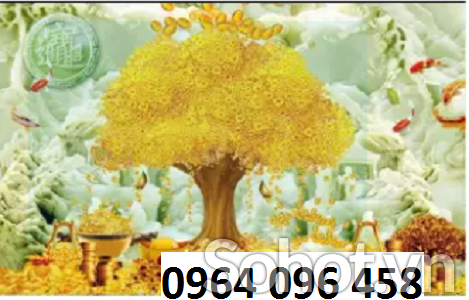 Gạch tranh 3d phong thủy ốp tường - KSXZ22