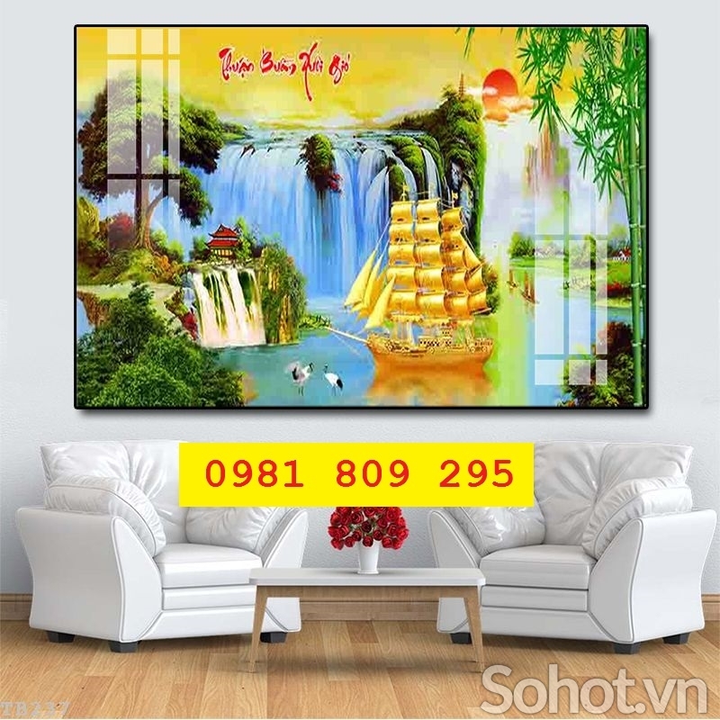 Gạch 3d thuyền buồm