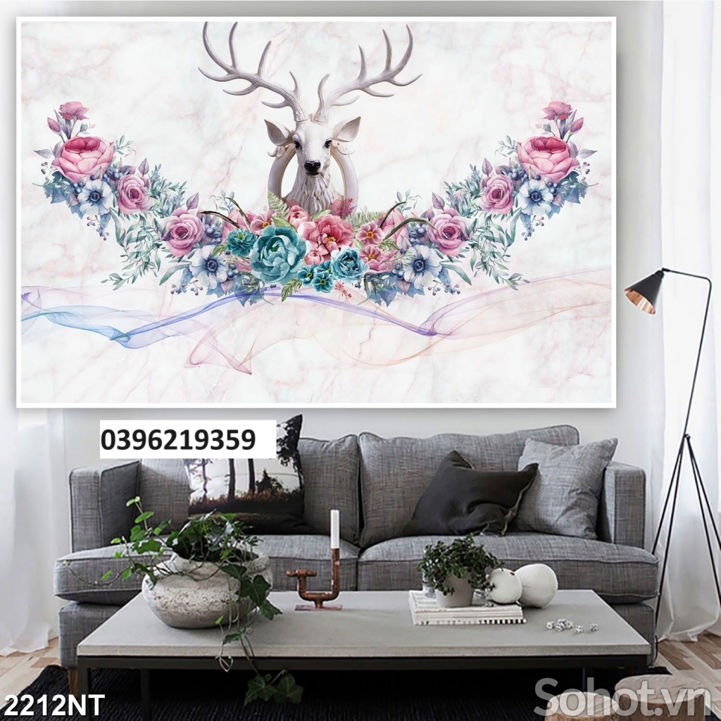 Tranh gạch phong cảnh 3D trang trí