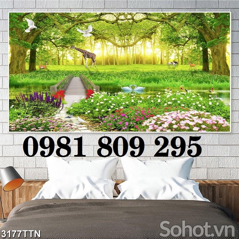 Tranh gạch - gạch 3d trang trí