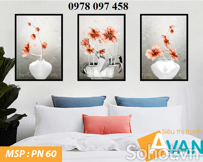 Tranh phòng ngủ - tranh gạch 3d