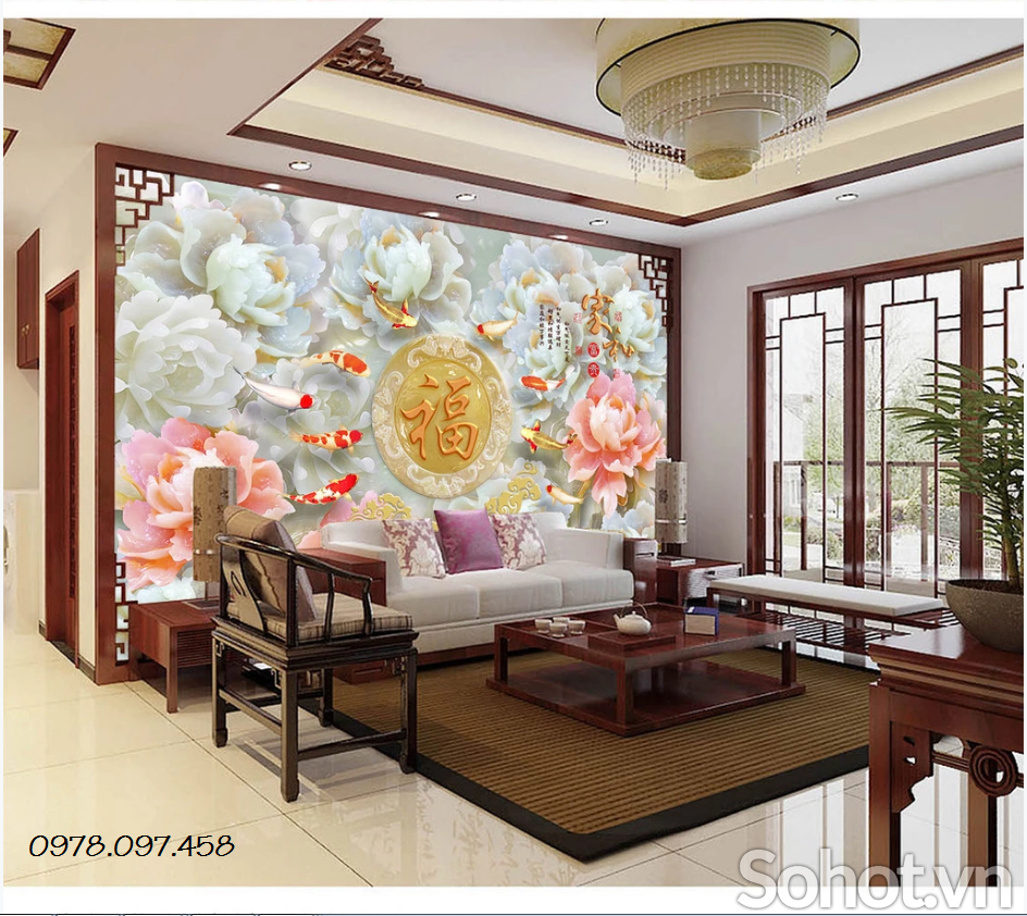 Tranh gạch hoa sứ