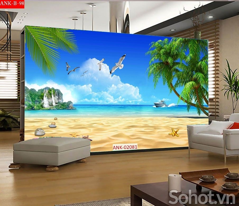 Tranh gạch 3d cảnh biển - KFXX44