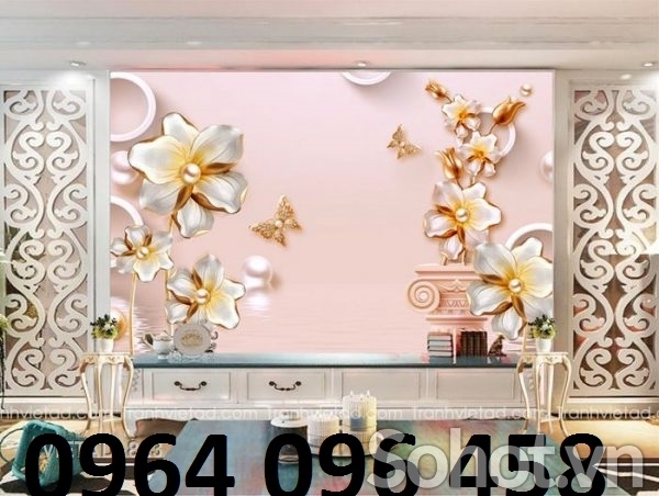 Tranh gạch 3d trang trí phòng khách đẹp - PUY65