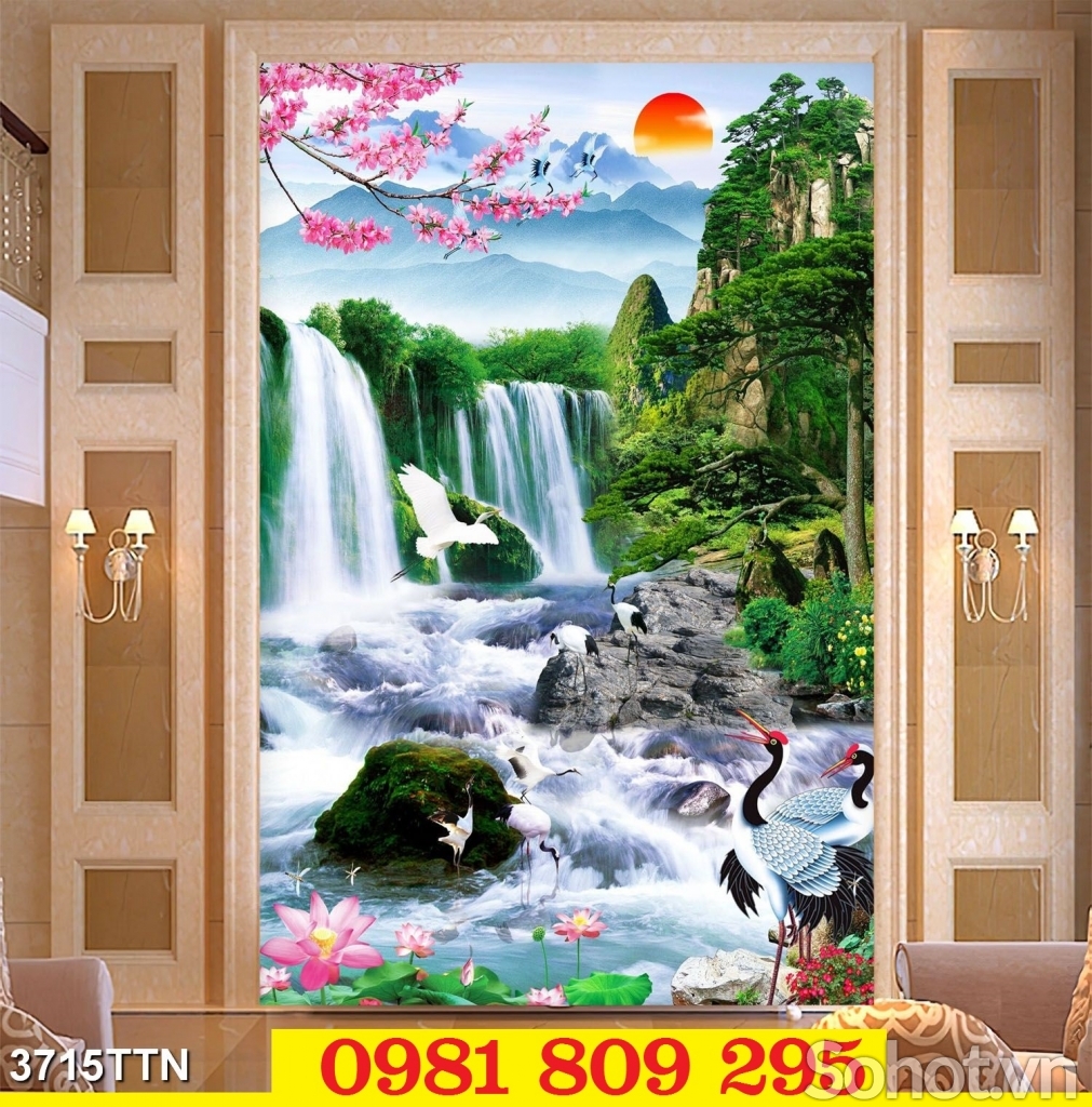 Tranh gạch men , tranh khổ đứng