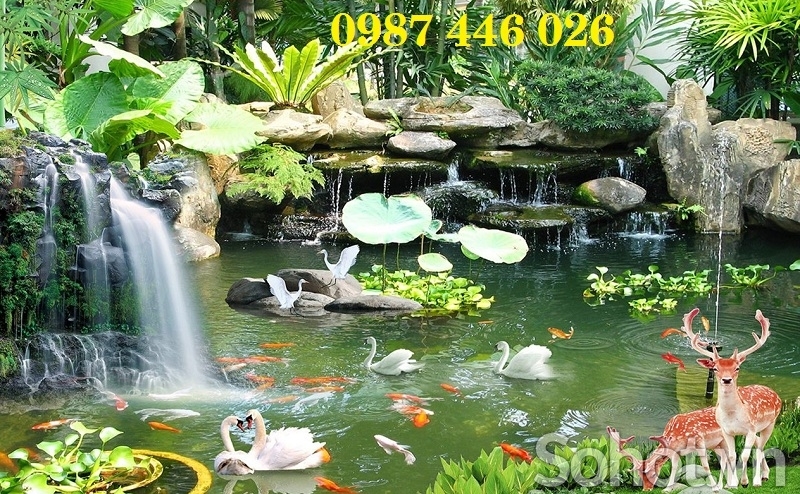 Tranh gạch cá chép cửu ngư đồ HP0283