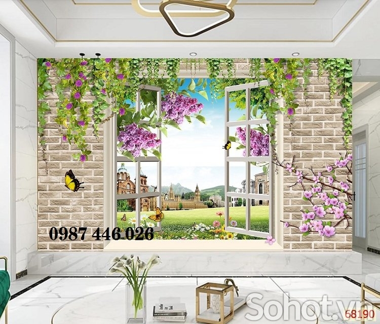Gạch tranh cửa sổ
