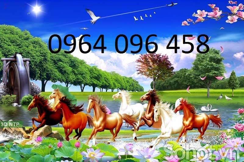 Tranh gạch 3d con ngựa - CKB93
