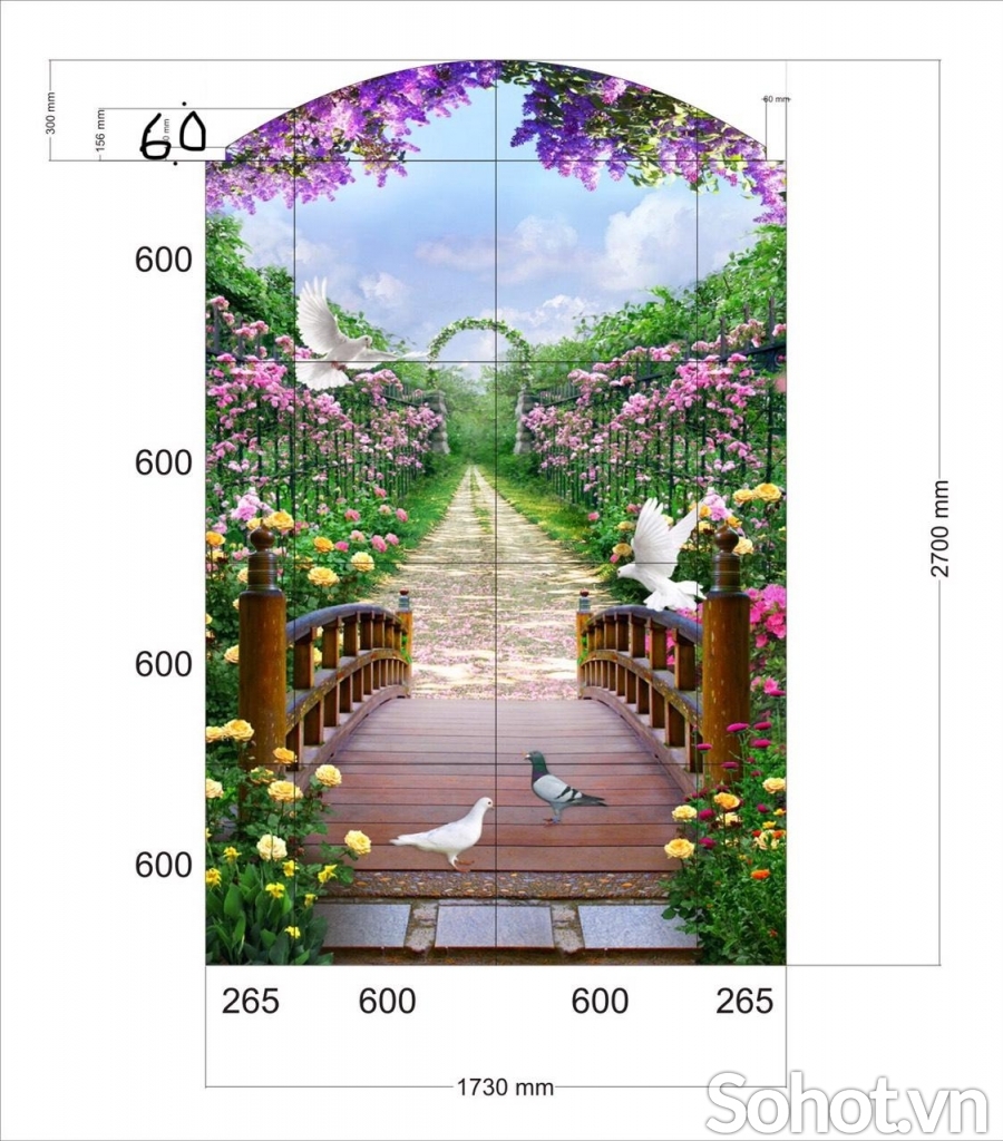 Gạch tranh 3D - tranh đẹp mọi không gian
