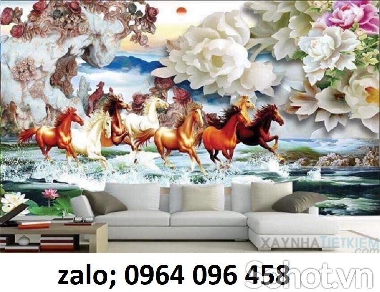 Tranh gạch men 3d ốp tường phòng khách - GFCVX5