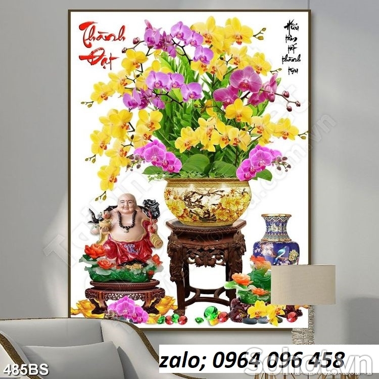 Tranh 3d - tranh gạch 3d phòng khách - H001