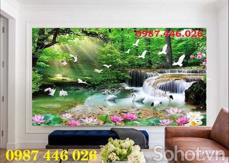 Gach 3d tranh ốp tường đẹp