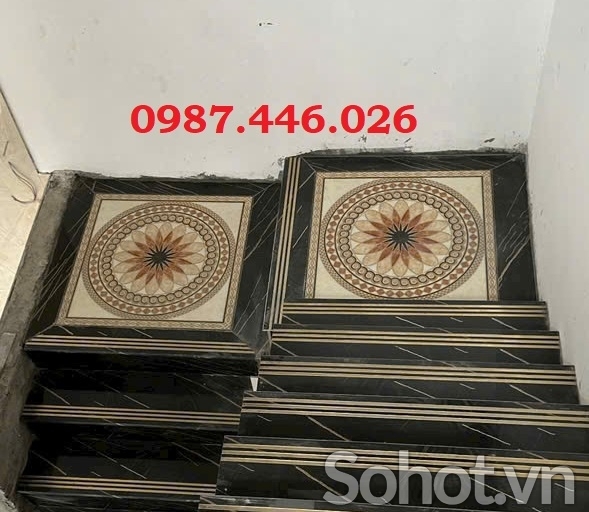 Thảm gạch chiếu nghỉ cầu thang 80x80cm HP636