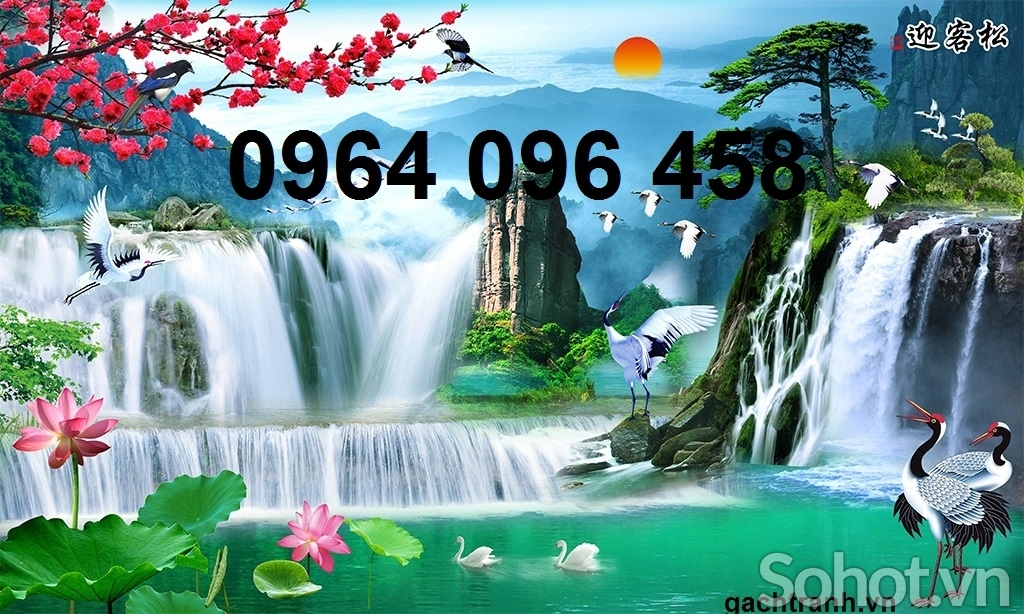 gạch ốp tường 3d mẫu phong cảnh - XNV33