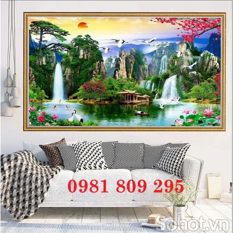 Gạch tranh ốp tường mới nhất HN888
