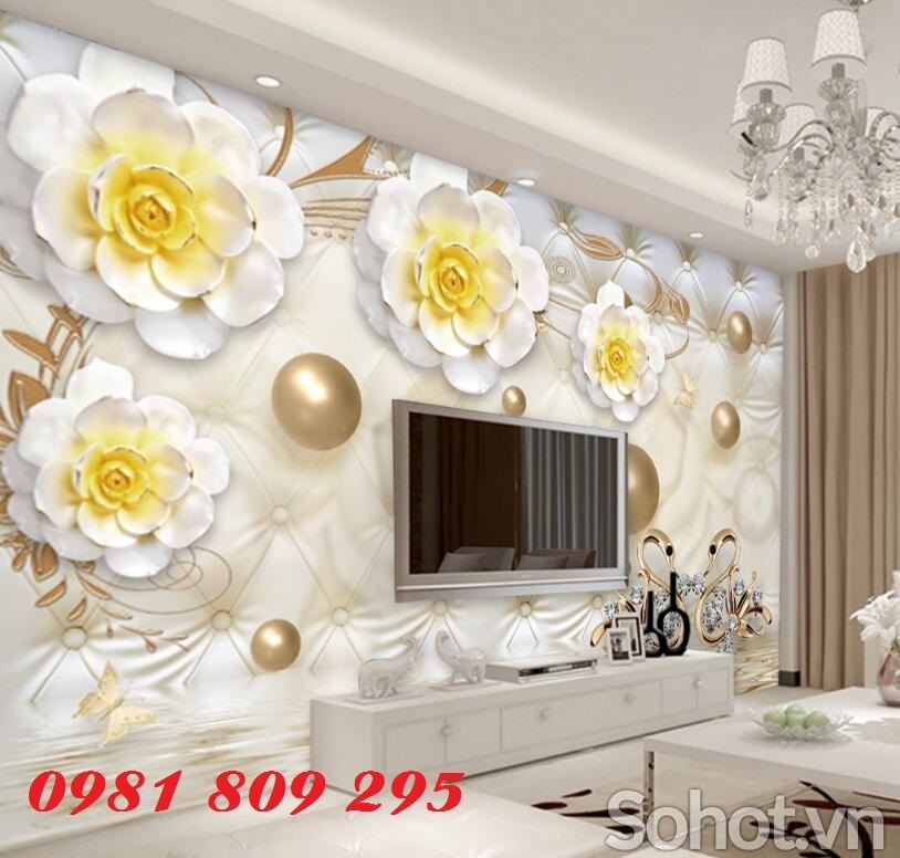 Gạch tranh tường 3d trang trí HO8967