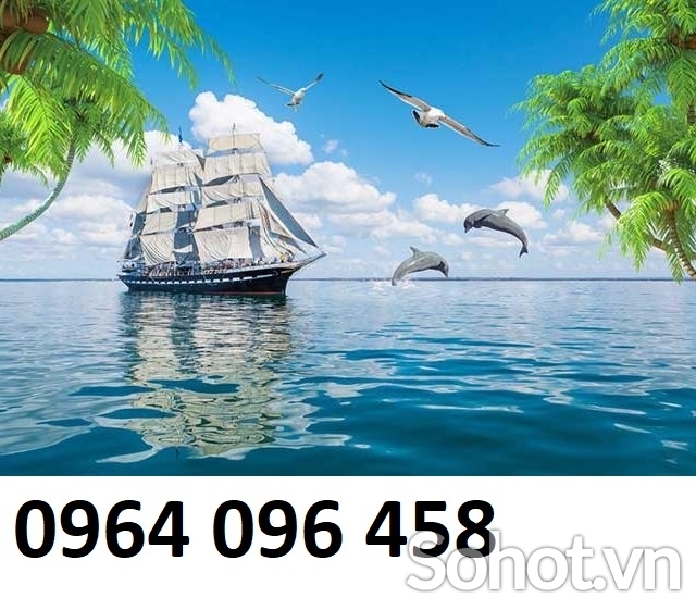 Tranh gạch phong thủy thuyền buồm 3d - CNBB89