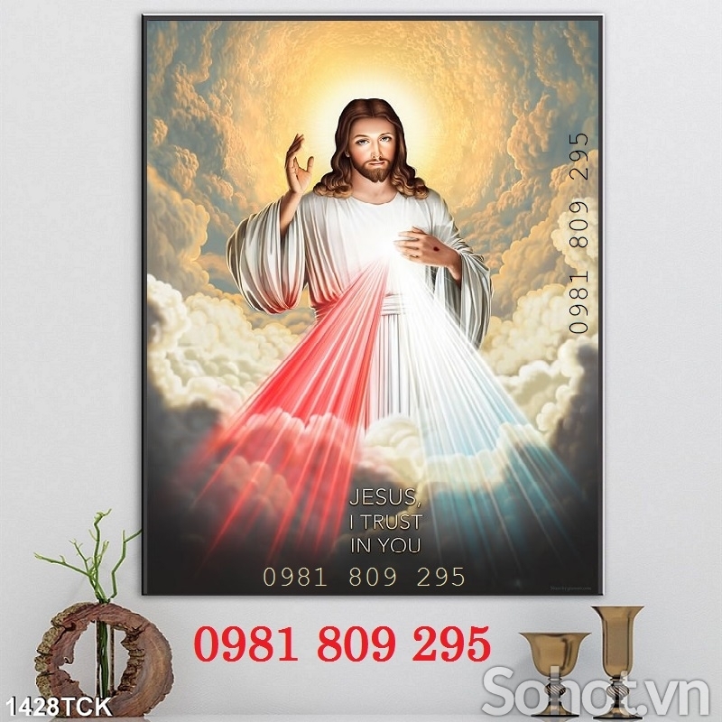Tranh chúa - gạch tranh công giáo cao cấp JH3212