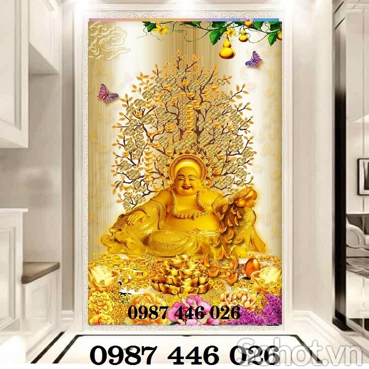 Gạch tranh cây tiền vàng