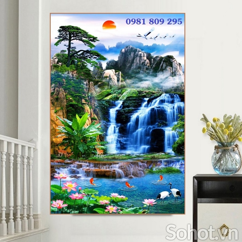 Gạch trang trí 3d thiên nhiên HP9685