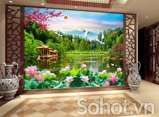 tranh gạch 5d phong thủy - TSD2