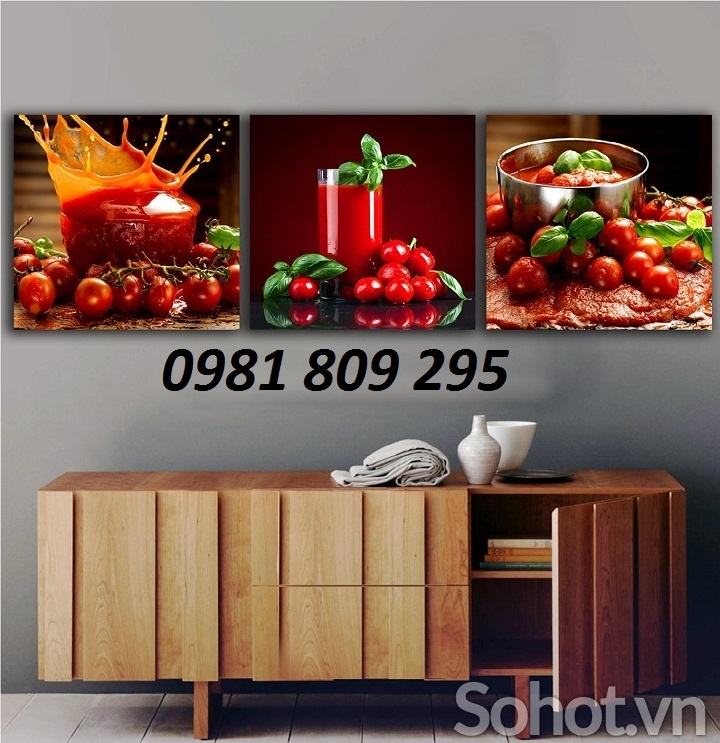 Tranh ốp tường phòng bếp