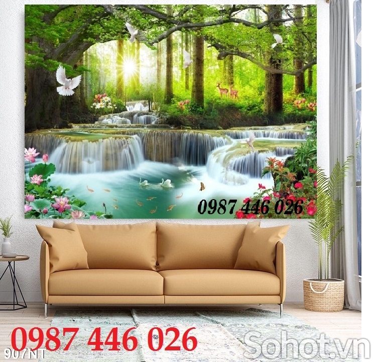 Gạch 3d tranh gach phong cảnh HP03833