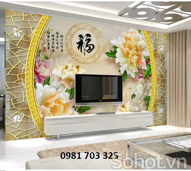 Tranh sứ ngọc 3D-gạch tranh trang trí