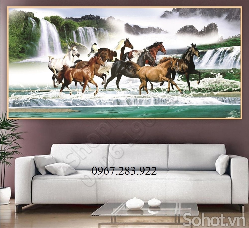 Tranh 3D- Tranh mã đáo thành công